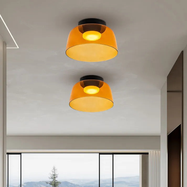 LuxeGlass - Lustre Médiéval de Plafond Luxe