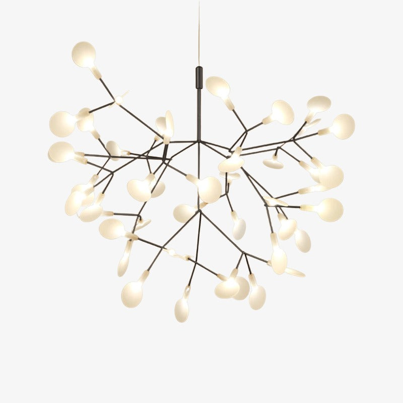 Suspension design moderne LED arbre couleur cuivré ou noir Home