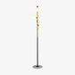 Lampadaire design moderne LED doré à boule en verre