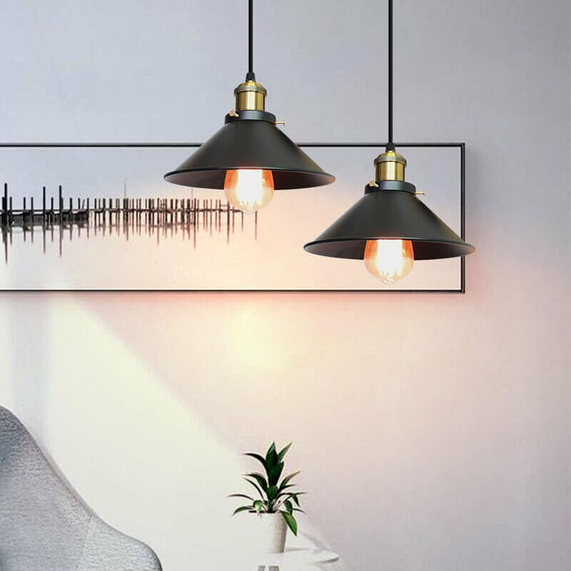 Suspension Vintage BrassGlow – Design Rétro & Finition Laiton Antique