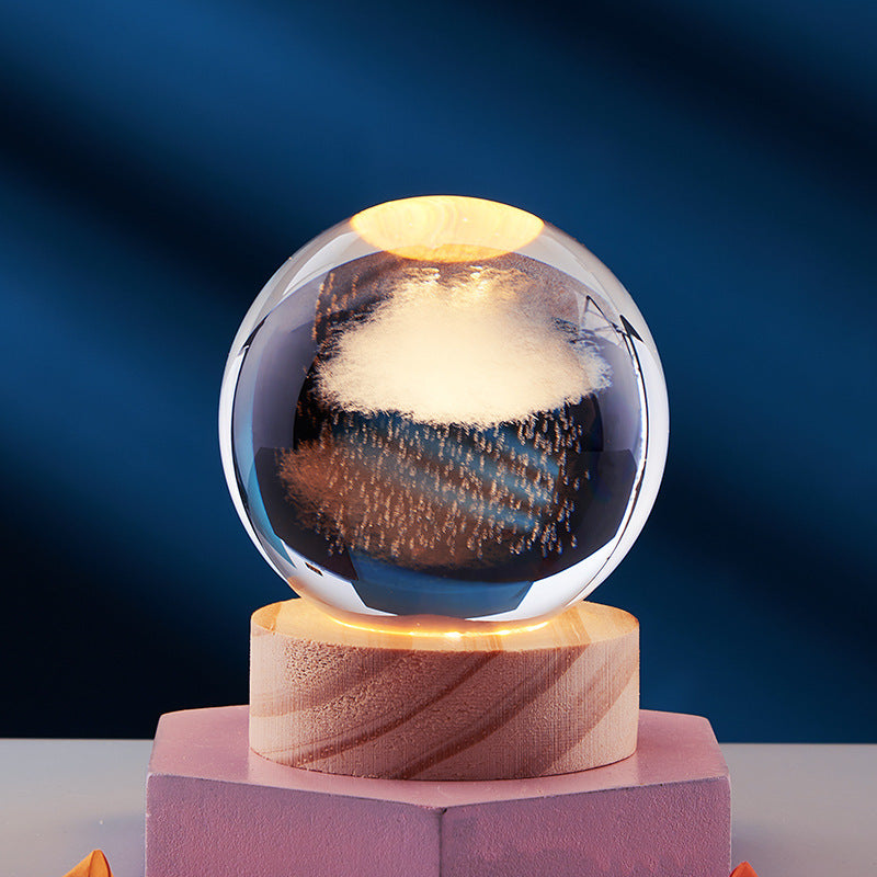 LumiOrb | Lumière en cristal 3D créative