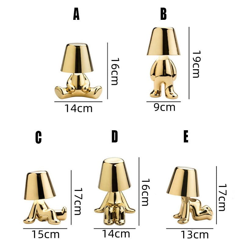Mr. Lamp Lampe Rechargeable – Lampe Moderne à Économie d'Énergie avec Réglage de Lumière Tactile