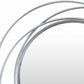 Basay Round Silver Gray Mirror