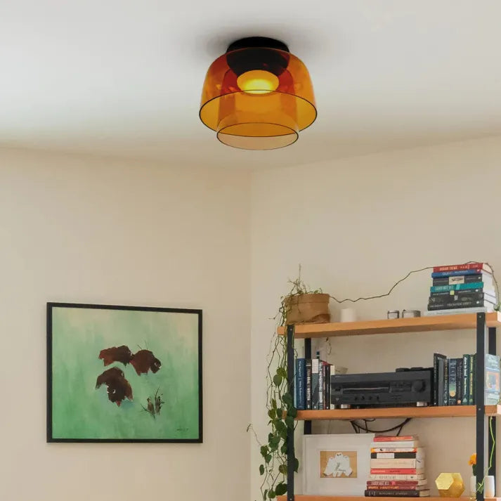LuxeGlass - Lustre Médiéval de Plafond Luxe