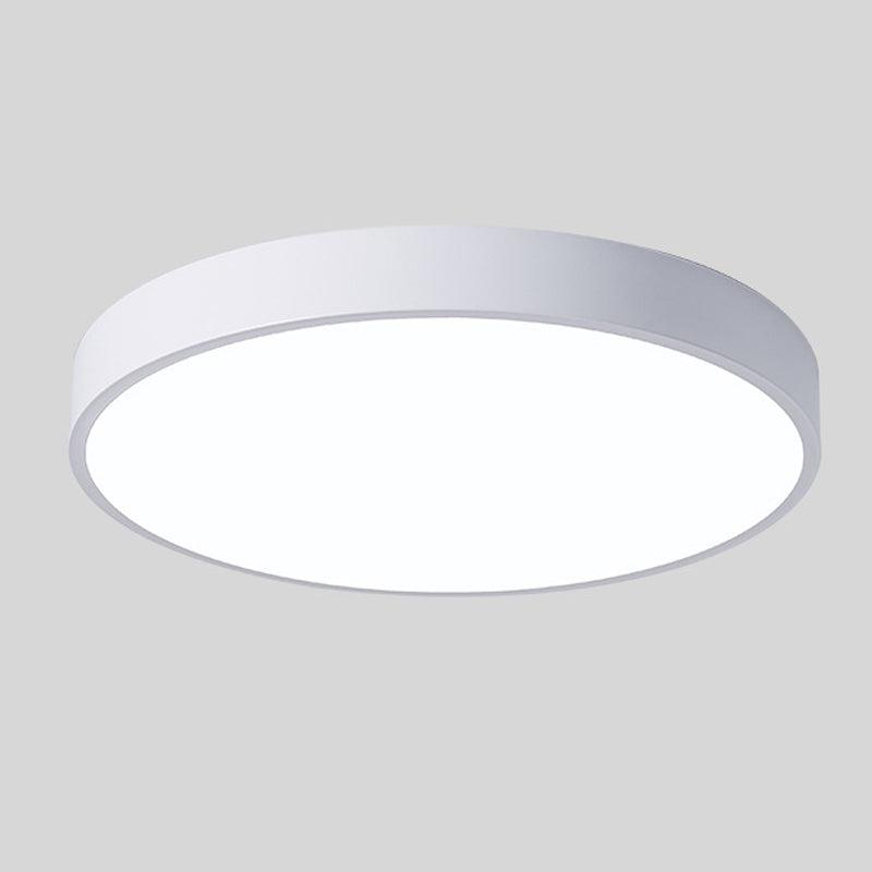 Plafonnier Circulaire Nordic Wooden Macaroon - Lampe LED en Bois et Métal pour Chambre et Salon
