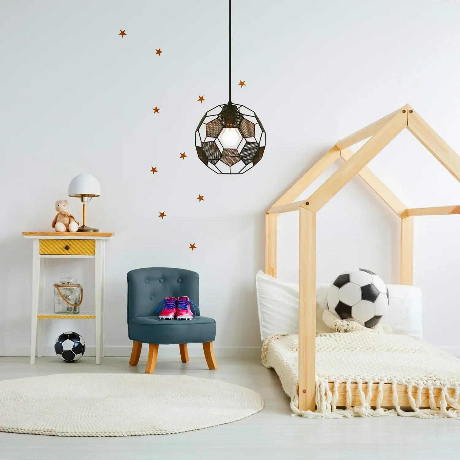 Lampe Suspendue FootballGoal – Éclairage Sportif & Dynamique