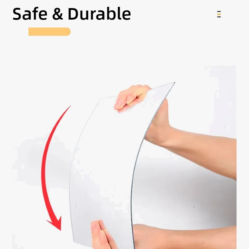 miroir mural en acrylique nuage décoratif incassable pour intérieur