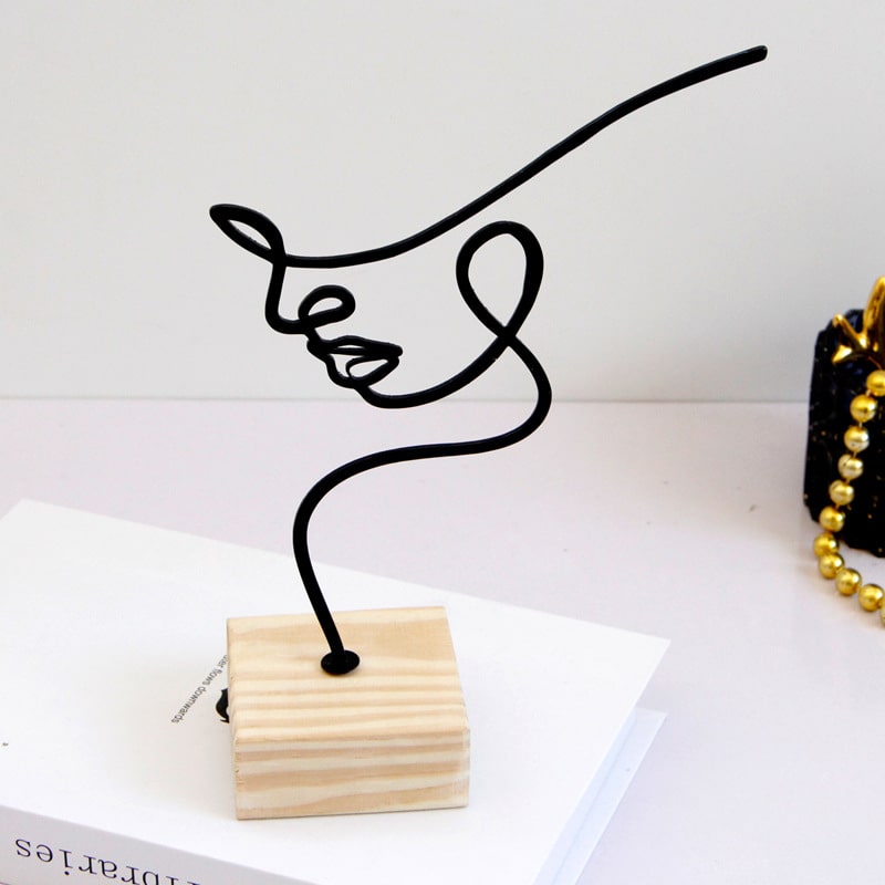 Statue Contemporaine Abstraite