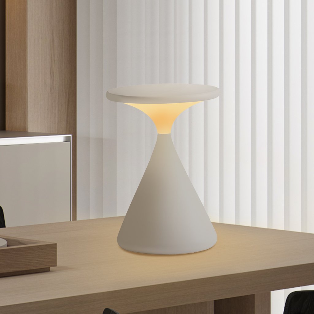 Lampe de table en sablier élégante