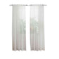 Voilage transparent blanc