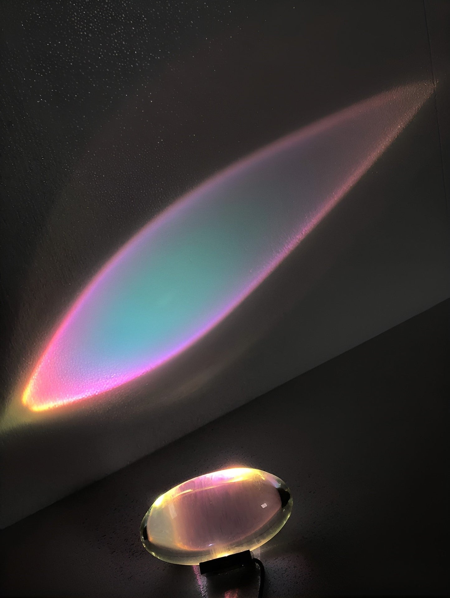 Lampe Cristalline Étoilée - Plongez dans la Magie du Ciel Nocturne