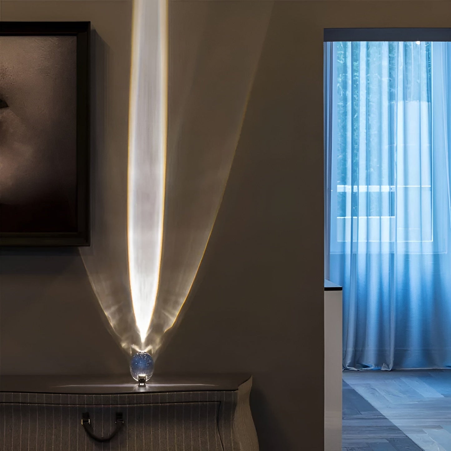 Lampe Cristalline Étoilée - Plongez dans la Magie du Ciel Nocturne