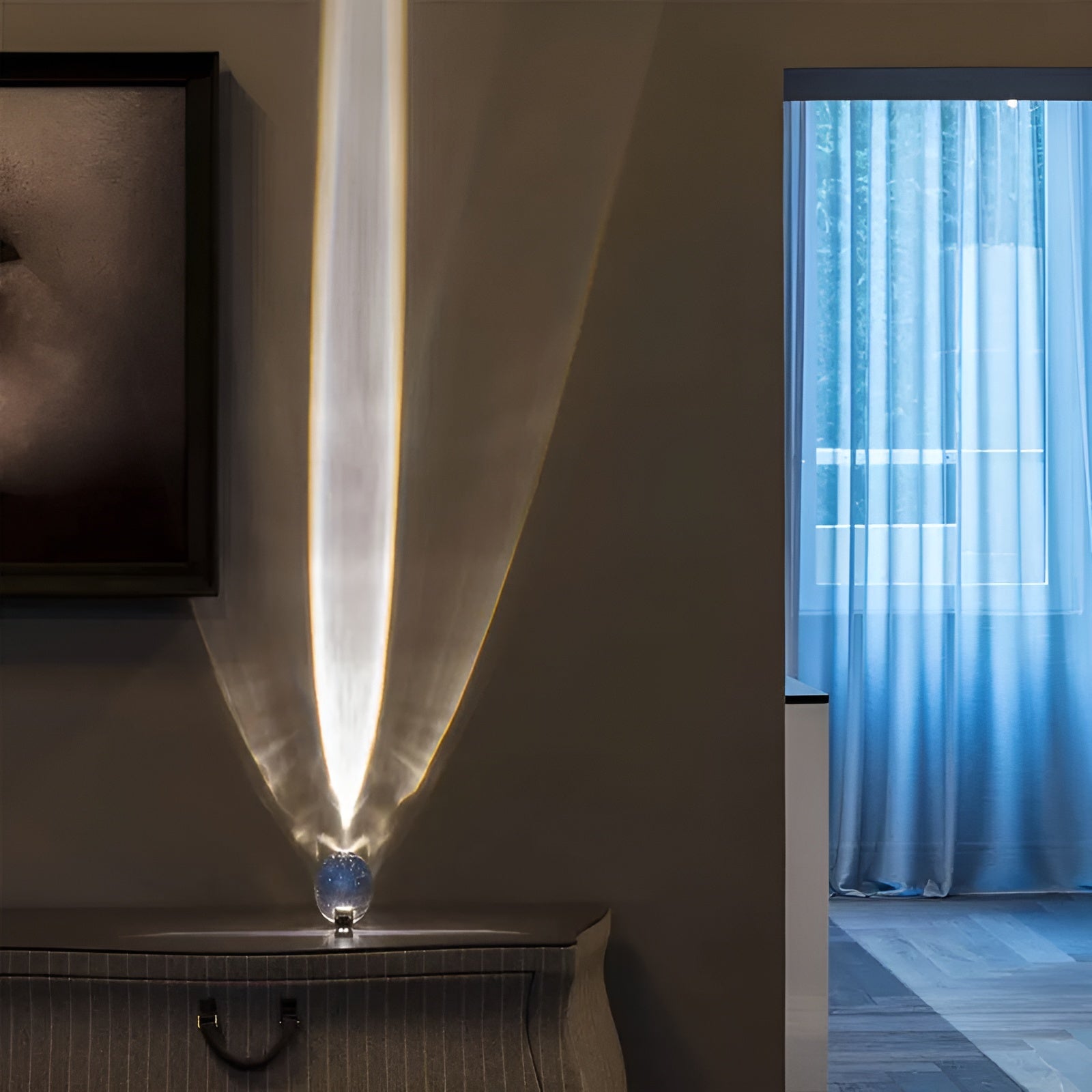 Lampe Cristalline Étoilée - Plongez dans la Magie du Ciel Nocturne