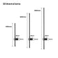 Lot de 2 Appliques murales LED Design - Duolux
