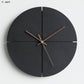 Horloge murale design ronde noire 30cm House