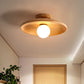 Plafonnier Moderne en Bois – Éclairage LED Minimaliste pour Salon et Bureau