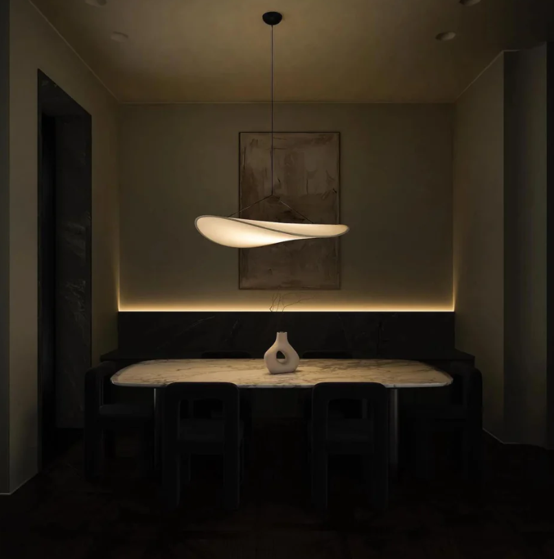 Lustre Suspendu ZenLume – Design Japandi & Ambiance Apaisante