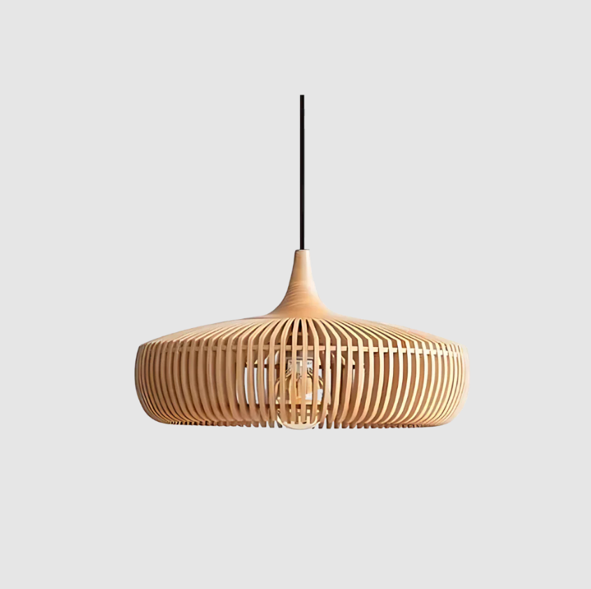 Suspension Design KyotoGlow – Élégance Japandi & Éclairage Apaisant