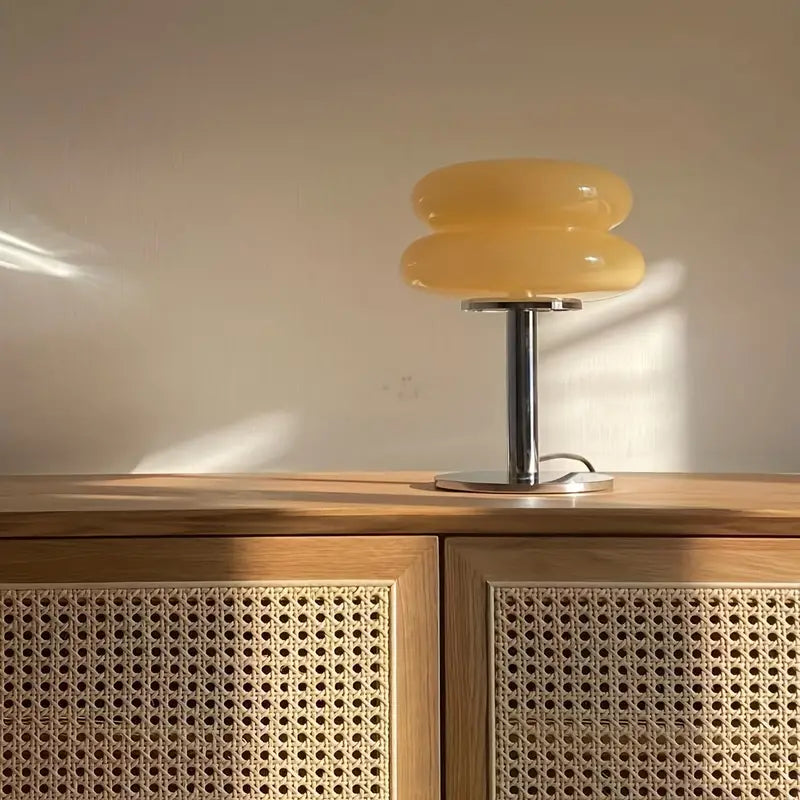 Lampe en Verre Soufflé LumoGlass – Éclairage Élégant & Dimmable
