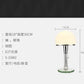 lampe de bureau led design nordique en verre et acier inoxydable