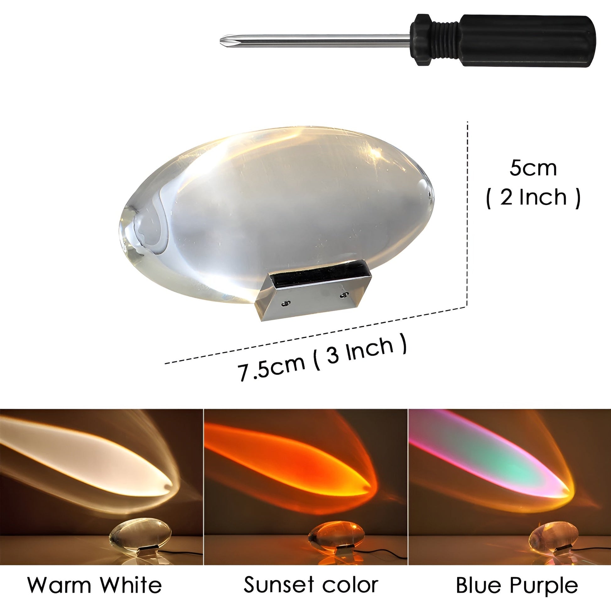 Lampe Cristalline Étoilée - Plongez dans la Magie du Ciel Nocturne