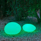 Galet lumineux solaire et rechargeable - RGB+CCT télécommandable - Détecteur crépusculaire