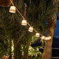 Guirlande lumineuse solaire AURORA - Design nature - 10 lampes