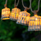 Guirlande lumineuse solaire AURORA - Design nature - 10 lampes