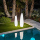 Lampadaire design rechargeable FREDO - Éclairage blanc et multicouleur réglable - Extérieur et Intérieur
