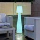 Lampadaire design rechargeable - Éclairage blanc et multicolore réglable - Extérieur et Intérieur