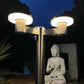 Grand Lampadaire solaire Led ALTO 3000 - Hauteur 2m - Télécommandable - 300 à 3000 lumens