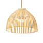 Lampe suspendue en bois rechargeable  - Design nature